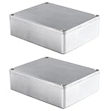 LKRXW 2 Piezas 1590BB Estuche para Pedal de Efectos de Guitarra Caja de Aluminio Fundido a...