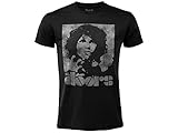 Merch Traffic Camiseta The Doors Jim Morrison con Estampado Frontal, Color Negro, Unisex,...