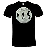 DrMugCollection Camiseta MoonWlaker Black Michael Jackson (FR/ES, Letras, XL, Regular,...