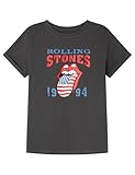 Springfield License Rolling Stones Short Sleeve T-Shirt Camiseta De Manga Corta, Gris, M...