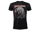 Camiseta Iron Maiden Killers Oficial Rock Negra. Banda de Metal Pesado. Algodón. Unisex....