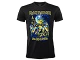 Camiseta Iron Maiden Live After Death. Camiseta Oficial Rock Negra. Banda de Metal Pesado....