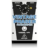 Behringer VP1 4033653051446 - Pedal de efecto phaser para guitarra, color plateado, VP1/B