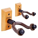 Soporte de montaje en pared para guitarra Ohuhu, 2 paquetes. Ganchos de pared para colgar...