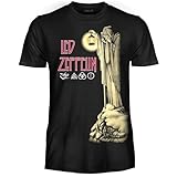 Led Zeppelin Camiseta Oficial Hermit. Camiseta Unisex Adulto Niño, Black, XXL