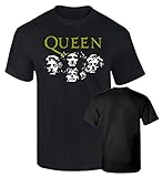 Camiseta Premium Queen Grupo Rock Impresion Dorada España 100 Algodon 190grs Unisex...