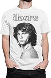 The Doors Jim Morrison Graphic - Camiseta para hombre, blanco, M