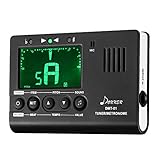 Donner Afinador de Guitarra Metrónomo sintonizador digital para...