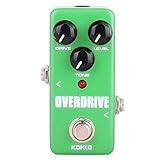 Redcolourful KO-KKO FOD3 Mini Overdrive - Pedal de efectos para guitarra eléctrica...
