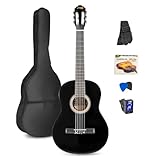 MAX SoloArt Guitarra clasica con cuerdas de nailon para Principiantes Adultos - guitarra...