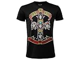 Guns N Roses Camiseta Appetite for Destruction - Hard Rock Band Oficial Álbum Disco...