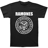Ramones Men's Presidential Seal T-Shirt Black (Medium)