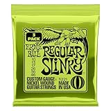 Ernie Ball Regular Slinky - Cuerdas para guitarra eléctrica, entorchado de níquel, 3...