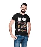 AC/DC MEACDCRTS033 Camisetas, Negro, XXL para Hombre