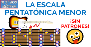 aprender escala pentatonica menor sin patrones